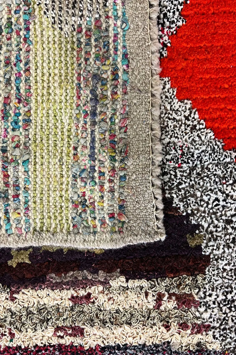 Contemporary Turkish Rug - Cotton and Hemp Rug - 3 x 2.06 m