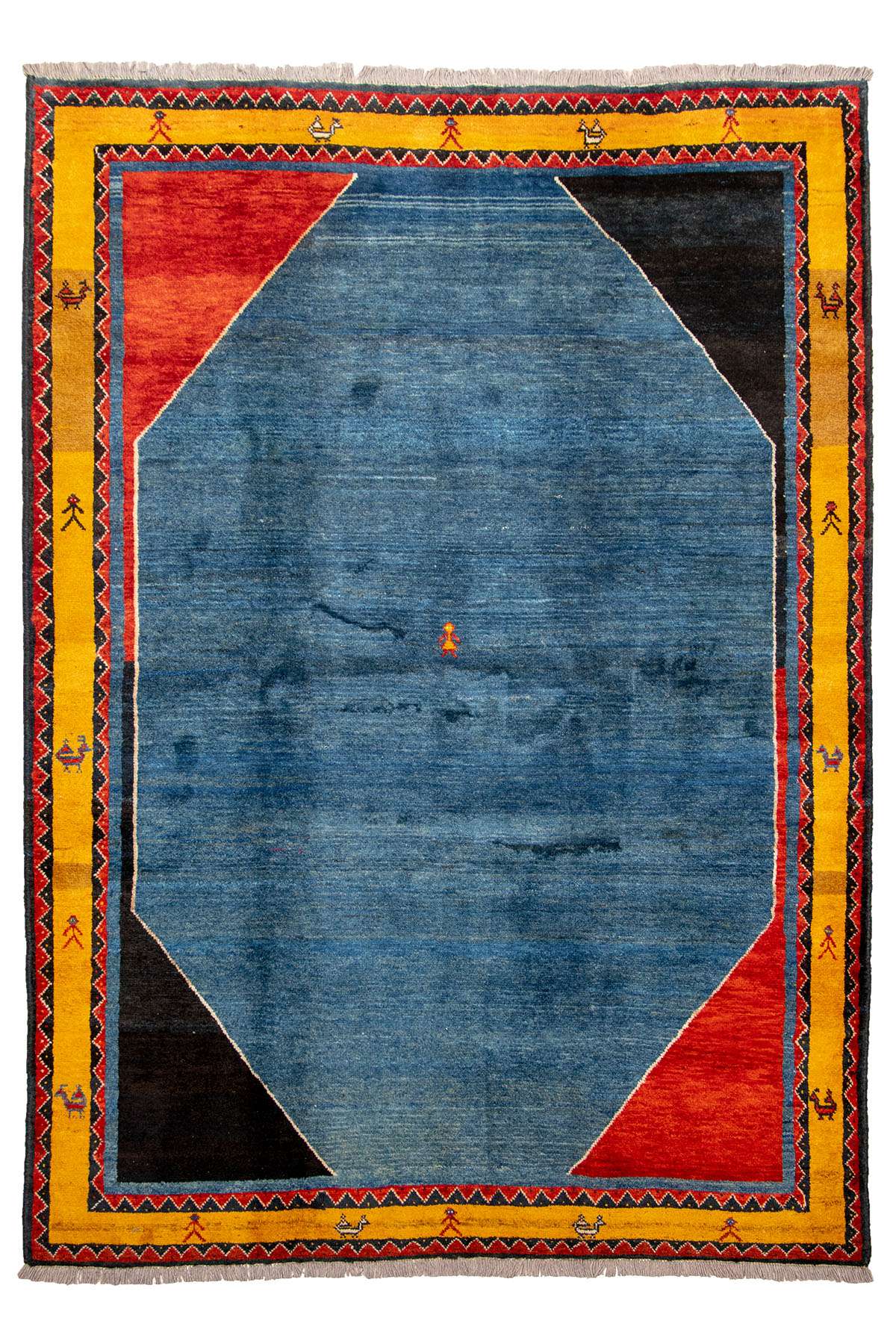 Persian Gabbeh Rug Eco Friendly Home Decor - 2.9 x 2.1 m
