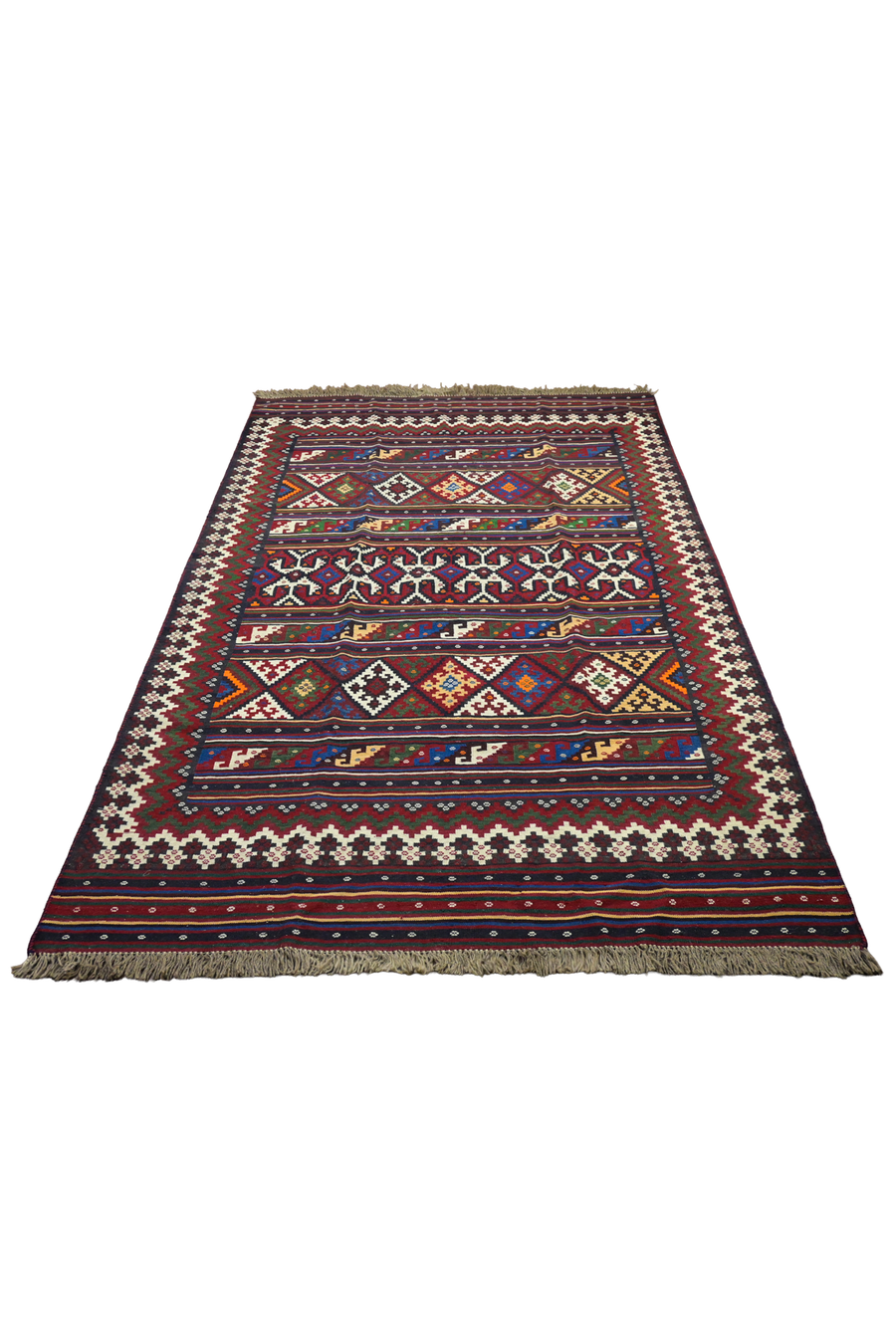 Persian Tribal Kilim - Geometric Design - 2.35 x 1.6 m