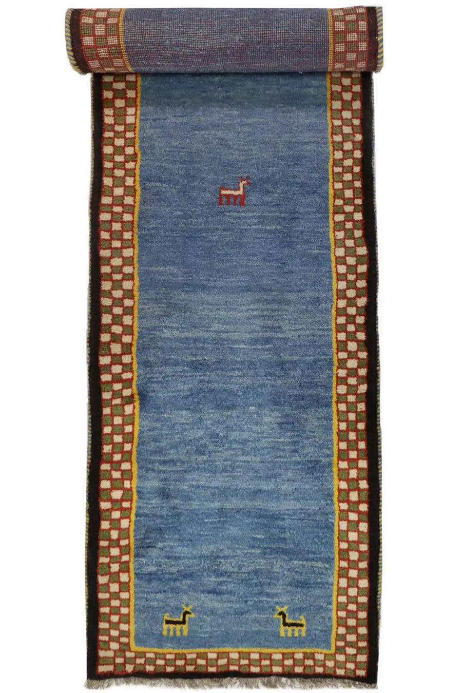 Persian Gabbeh Runner - 2.95 x 0.87 m