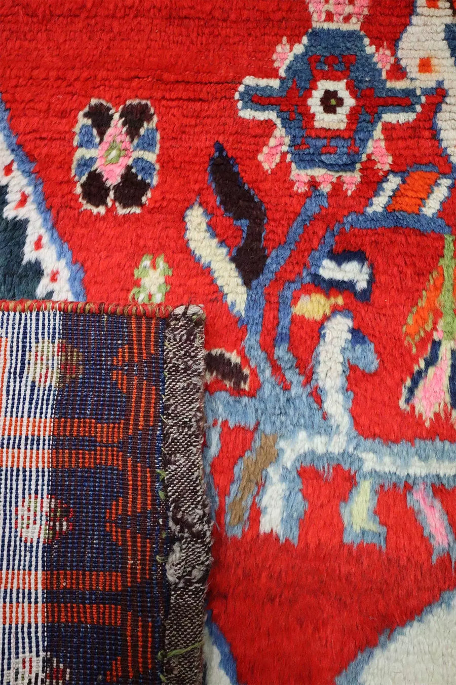 Vintage Qashqai Gabbeh Rug - 2.47 x 1.45 m