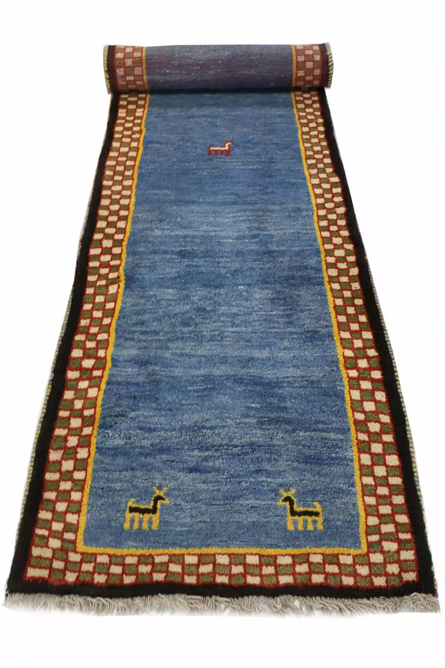 Persian Gabbeh Runner - 2.95 x 0.87 m