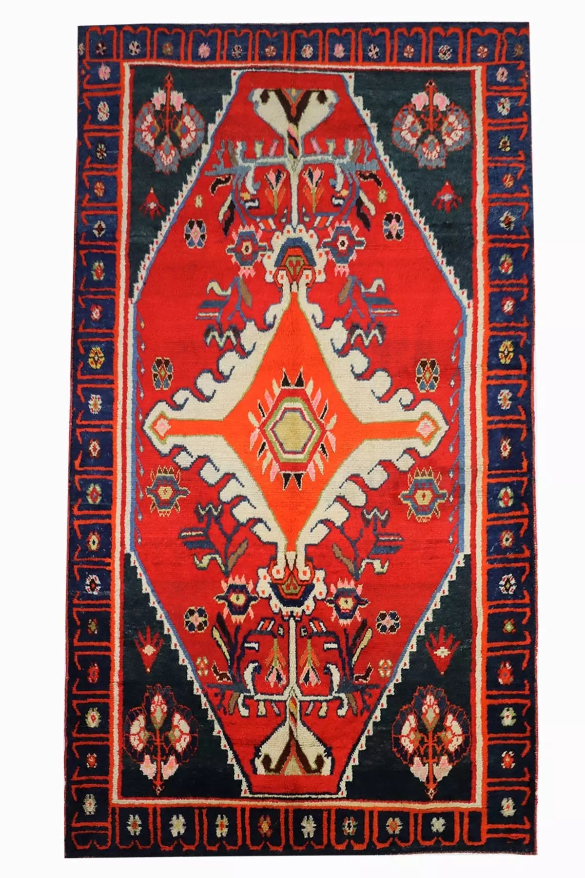 Vintage Qashqai Gabbeh Rug - 2.47 x 1.45 m