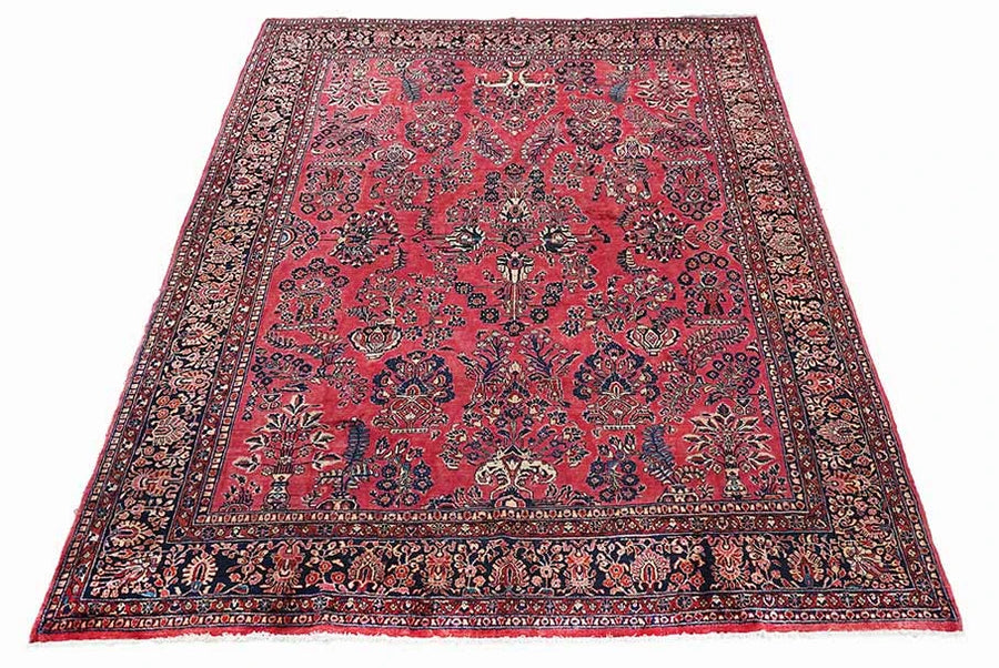Vintage Persian Rug Sarouk Mohajeran - 3.5 x 2.75 m
